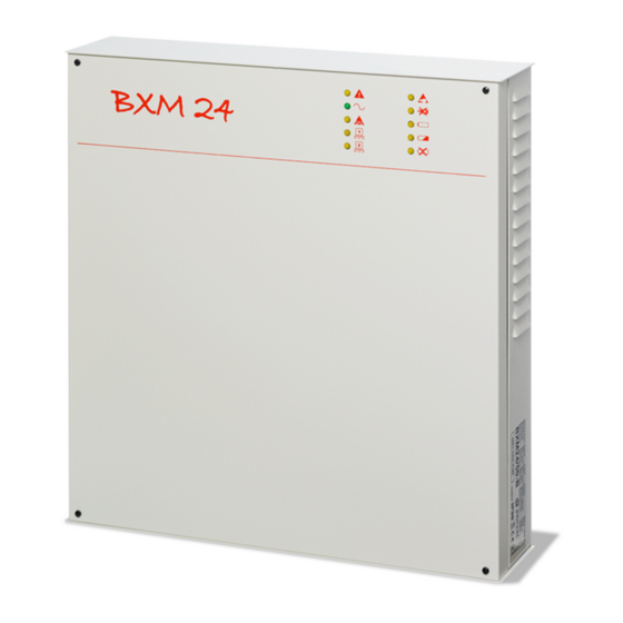 Bentel Security BXM24/25-U Mode D'emploi