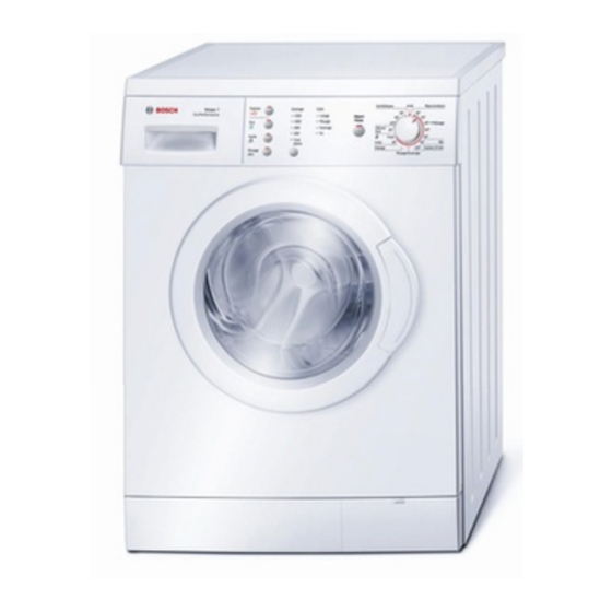 Bosch WAE24170FF Notice D'installation