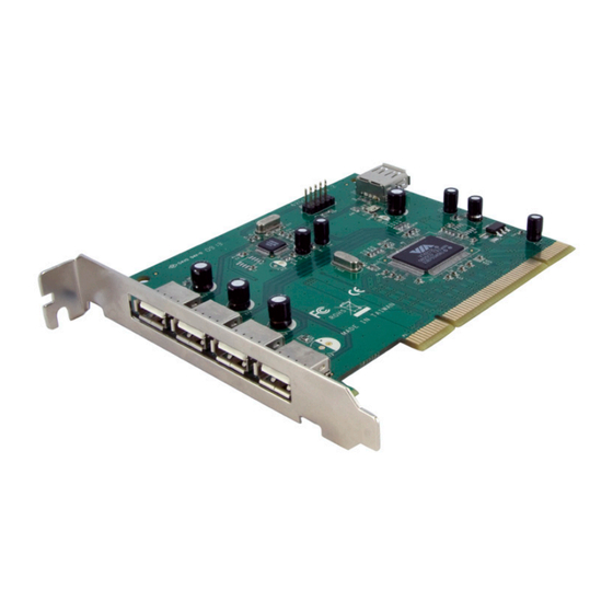 StarTech PCIUSB7 Guide De L'utilisateur