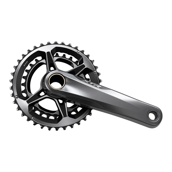 Shimano XTR FC-M9100 Manuel Du Revendeur