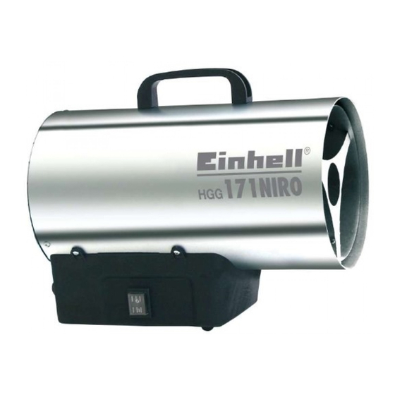 EINHELL HGG 110 Niro Mode D'emploi D'origine
