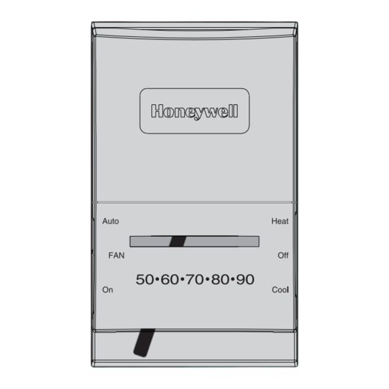 Honeywell T834 Série Mode D'emploi