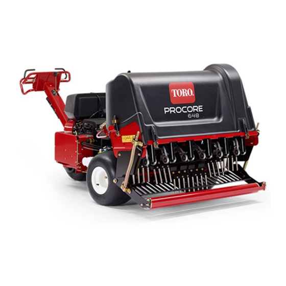 Toro ProCore 648 Manuel De L'utilisateur