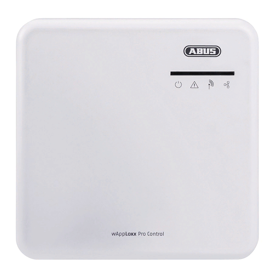 Abus wAppLoxx Pro Control Manuel De Montage Et D'utilisation