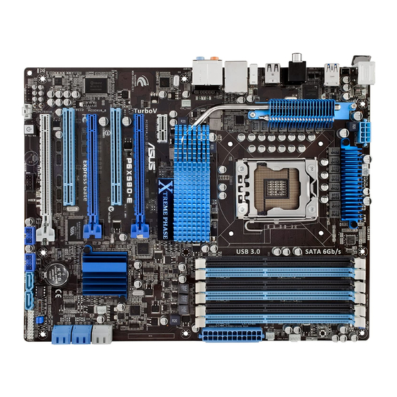 Asus P6X58D-E Mode D'emploi