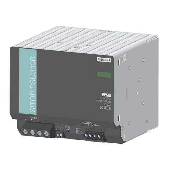 Siemens SITOP PSU300B Instructions