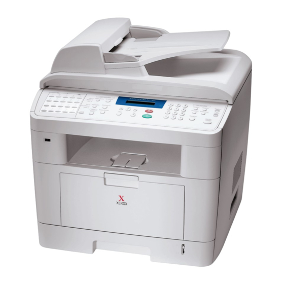 Xerox WorkCentre PE120 Mode D'emploi