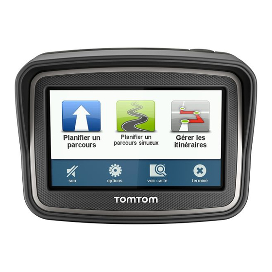 TomTom Rider Mode D'emploi