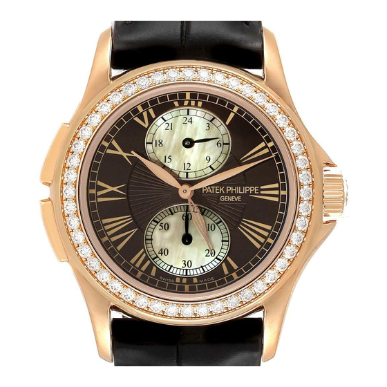 Patek Philippe Calatrava Travel Time Mode D'emploi