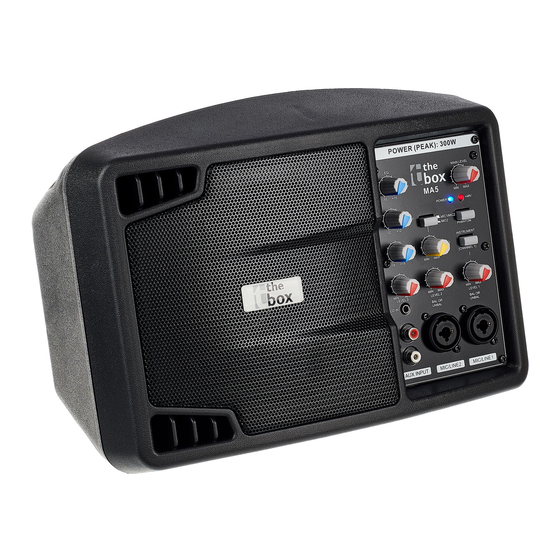 thomann the box MA5 Notice D'utilisation