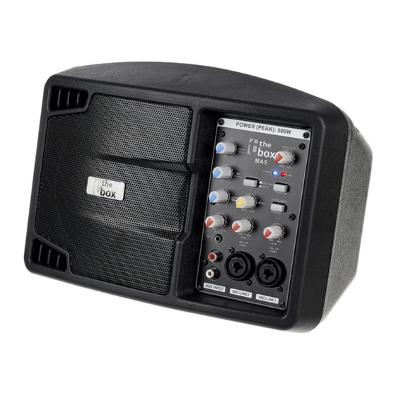 thomann the box MA5 Notice D'utilisation
