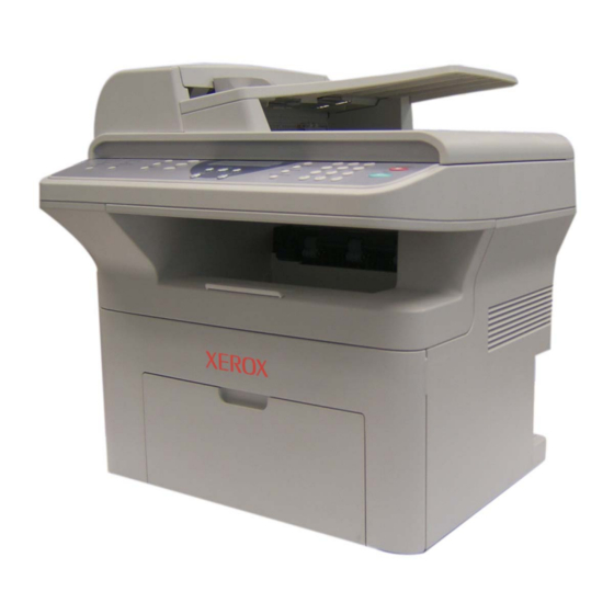 Xerox Phaser 3200MFP Mode D'emploi