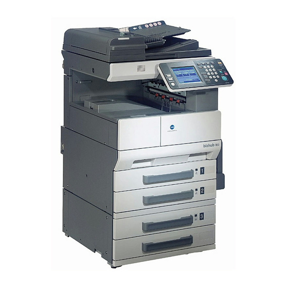 Konica Minolta bizhub 350 Manuel D'utilisation