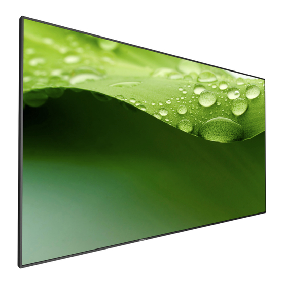 Philips Signage Solutions 49BDL5057P Manuel De L'utilisateur