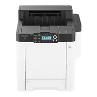 Ricoh P C600 Consignes D'installation / Manuel Utilisateur