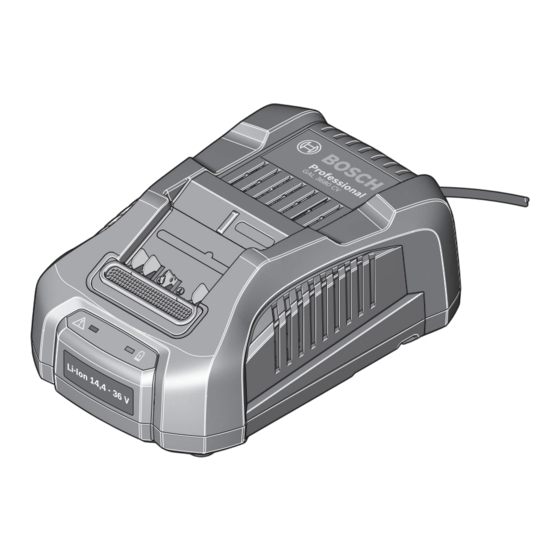 Bosch GAL 3680 CV Professional Notice Originale