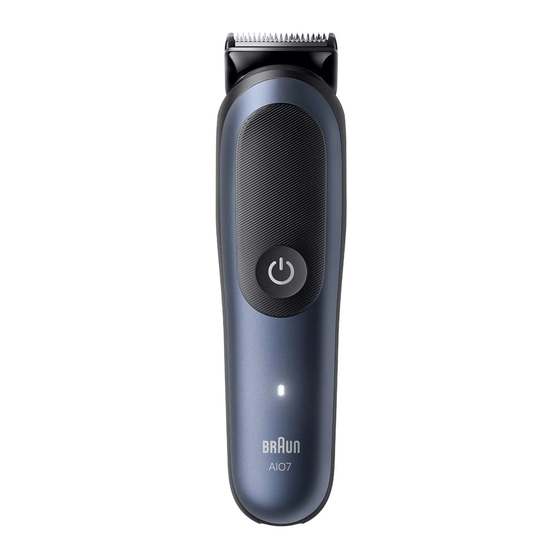 Braun AIO7 Mode D'emploi