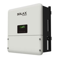 SolaX Power X1-Hybrid Manuel D'utilisation