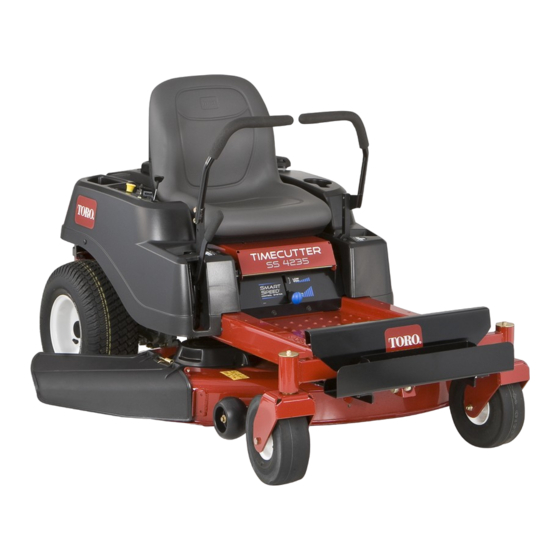 Toro TimeCutter SS 4235 Manuel De L'utilisateur