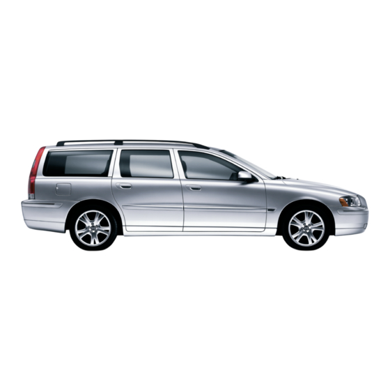 Volvo V70 2006 Conduite Et Entretien