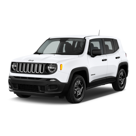 Jeep Renegade 2015 Guide D'utilisateur