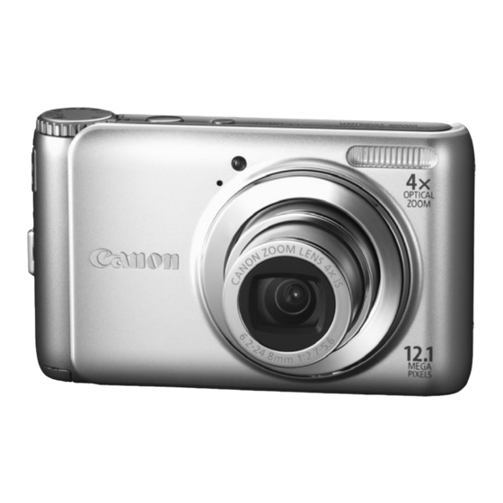 Canon PowerShot A3150 IS Guide D'utilisation