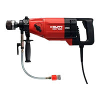 Hilti DD 100 Mode D'emploi