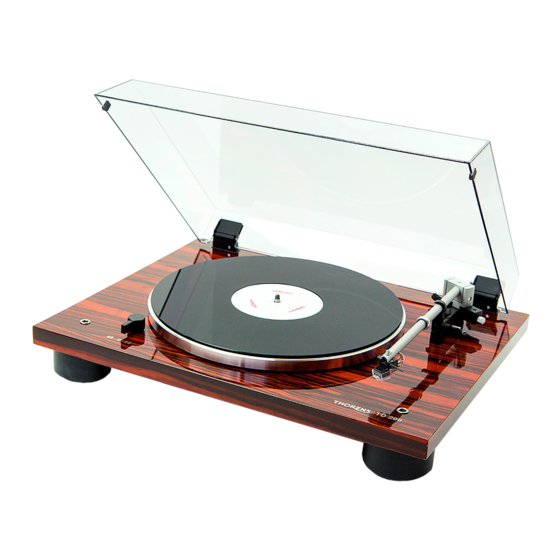 THORENS TD 206 Mode D'emploi