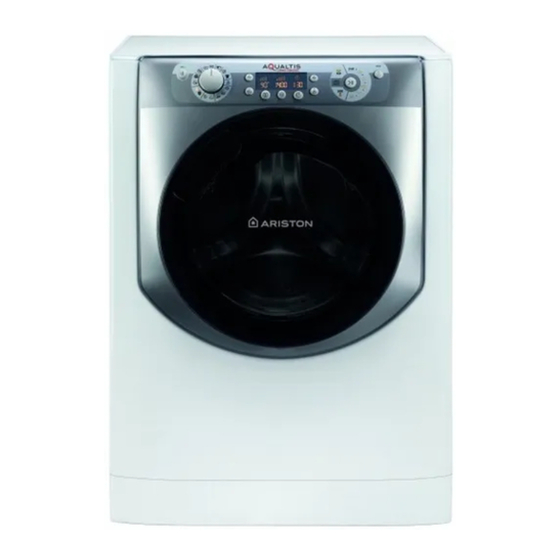Hotpoint Ariston AQUALTIS AQ82F 29 Mode D'installation Et D'emploi
