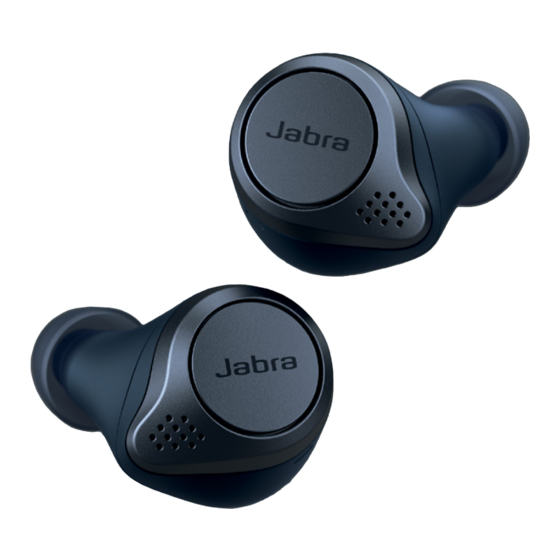 Jabra Elite Active 75t Manuel D'utilisation