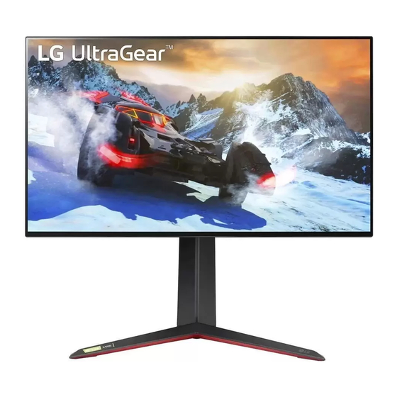 LG UltraGear 27GP950 Manuel D'utilisation