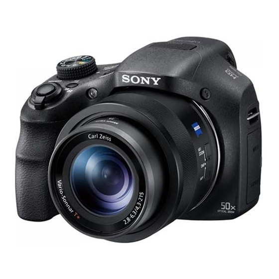 Sony Cyber-shot DSC-HX350 Mode D'emploi