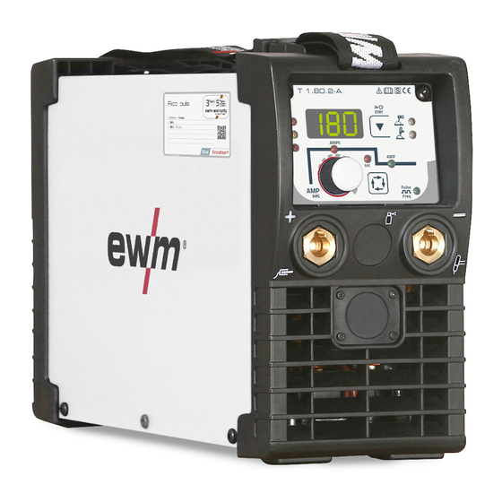 EWM Pico 180 puls Manuel D'utilisation