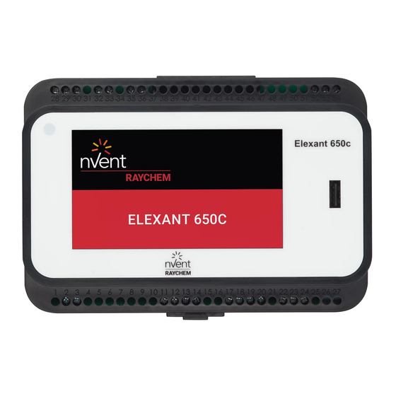 nVent RAYCHEM Elexant 650c-Modbus Manuel D'installation Et D'utilisation