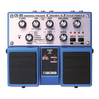 Boss Chorus Ensemble CE-20 Mode D'emploi