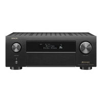 Denon AVR-X4700H Manuel De L'utilisateur