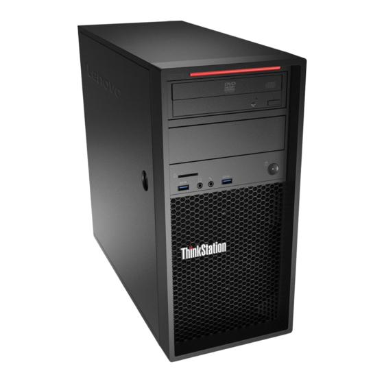 Lenovo ThinkStation P410 Guide D'utilisation