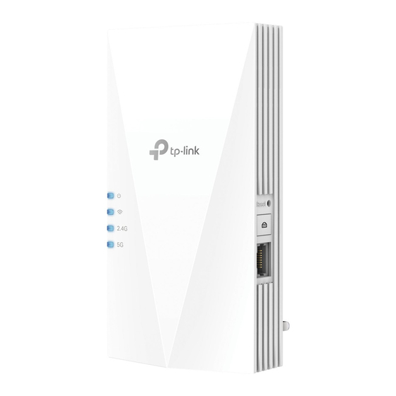 TP-Link RE700X V1 Guide D'installation Rapide