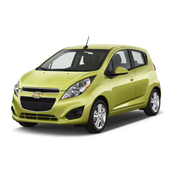 Chevrolet Spark 2015 Manuel D'utilisation