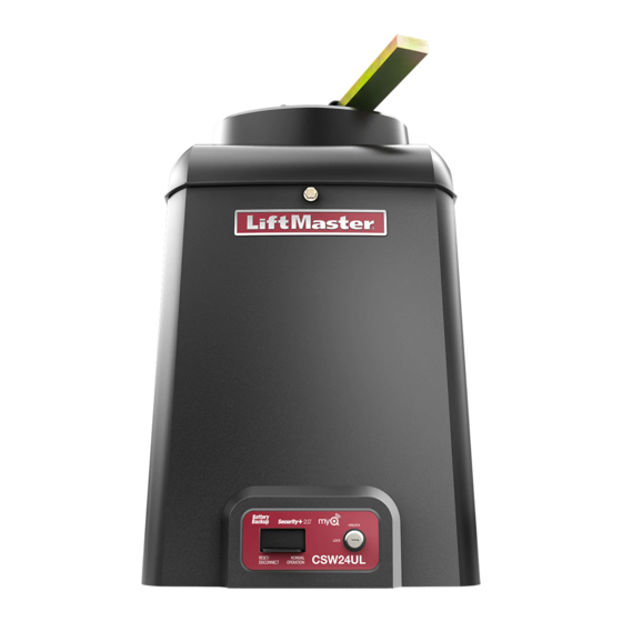 LiftMaster ELITE CSW24UL Manuel D'installation