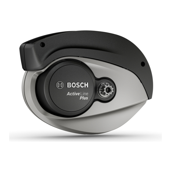 Bosch Active Line Plus Notice Originale