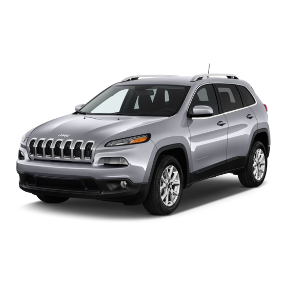 Jeep Cherokee 2018 Guide D'utilisateur