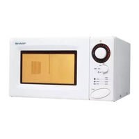 Sharp R-208 Mode D'emploi Avec Livre De Recettes