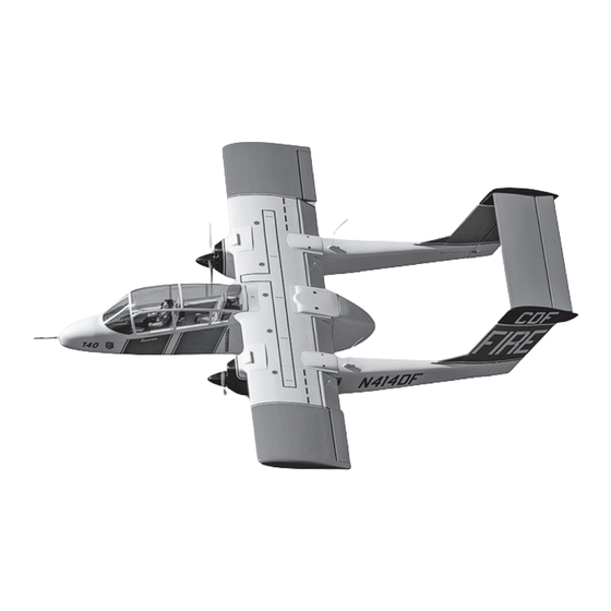 Horizon Hobby Hangar 9 OV-10 Bronco 20cc Manuel D'utilisation