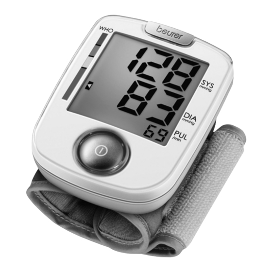 Beurer medical BC 44 Mode D'emploi