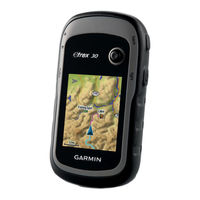 Garmin ETREX 32X Manuel