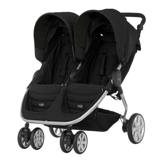 BRITAX RÖMER B-AGILE DOUBLE Manuels