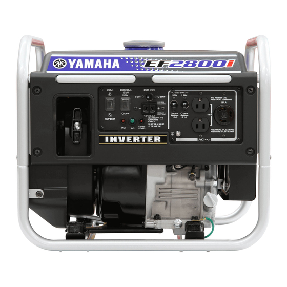Yamaha EF2800i Manuel D'utilisation