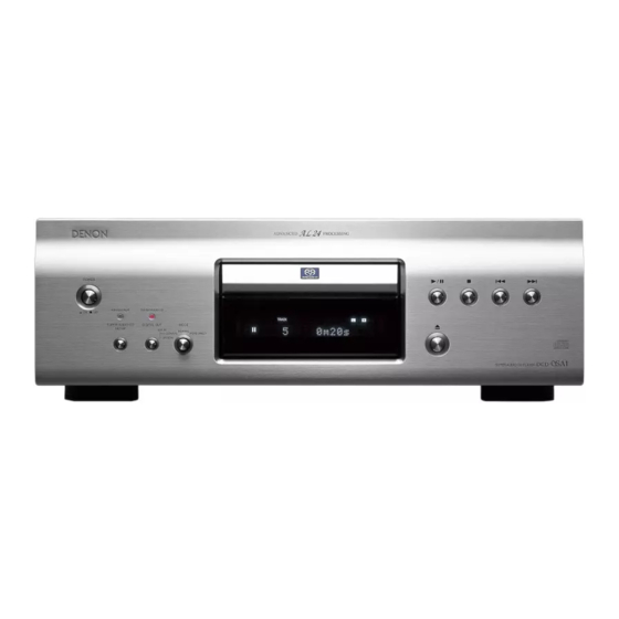 Denon DCD-SA1 Mode D'emploi