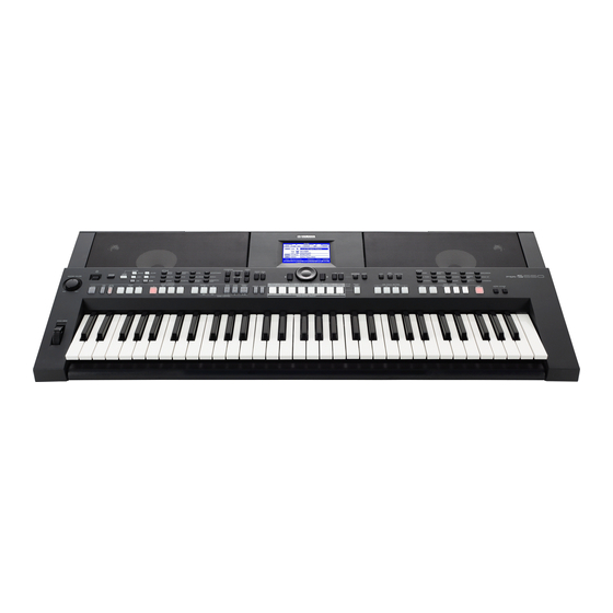 Yamaha PSR-S650 Manuel De Référence